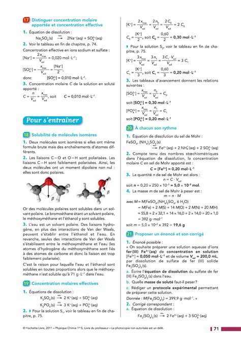 Calaméo Corrigé et 18 et 21 p 181