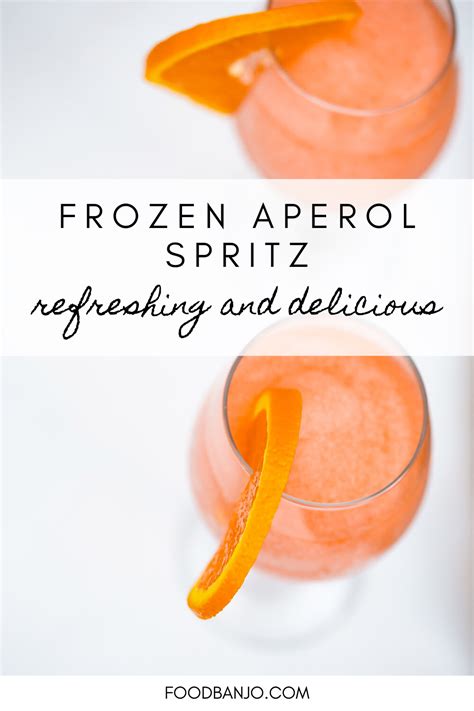 Frozen Aperol Spritz Aperol Spritz Recipe Spritz Recipe Aperol Spritz