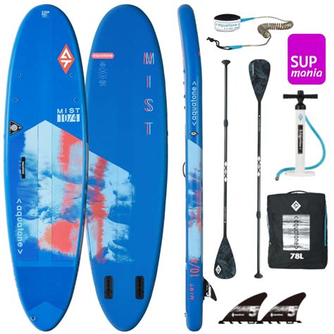 Deska pompowana SUP board AQUATONE Mist 10 4 zestaw deska wiosło