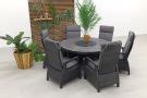 Ronde Tuinset Darwin Wicker Antraciet Perth 150 Cm Vdgarde Nl