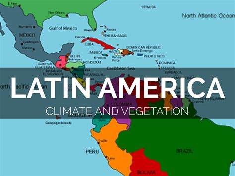 Latin America Climate Map