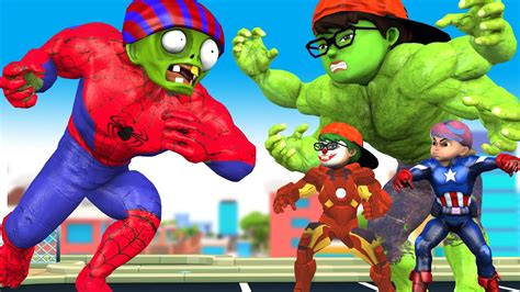 Green Nickhulk Vs Giant Zombie Protect City Scary Teacher 3d Super