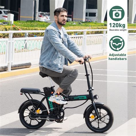 Hitway Electric Bike E Bike Foldable City Bikes Ah Battery W