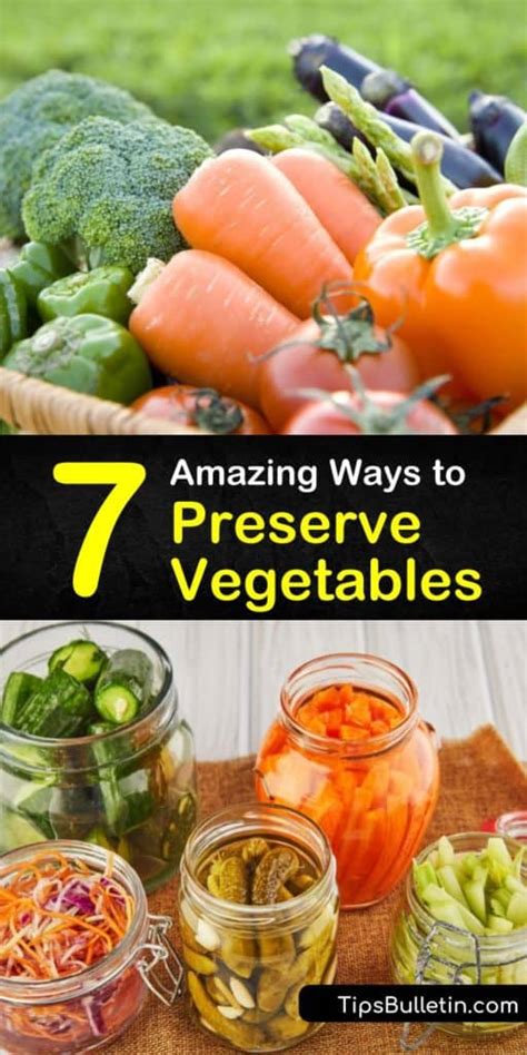 7 Amazing Ways To Preserve Vegetables