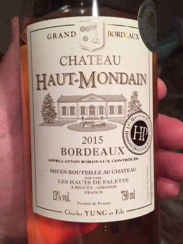 Les Hauts De Palette Ch Teau Haut Mondain Bordeaux Ros Vivino Us