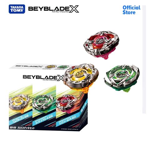 Takara Tomy เบย์เบลด Beyblade X Bx 08 3on3 Deck Set Shopee Thailand