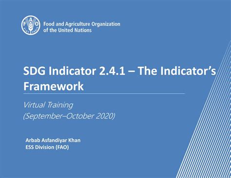 (PDF) SDG Indicator 2.4.1 –The Indicator’s - DOKUMEN.TIPS