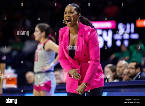 February 12 2023 Notre Dame Head Coach Niele Ivey During NCAA Women S