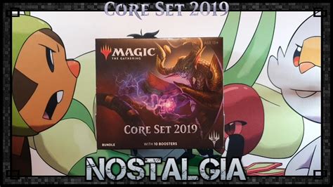 MTG Core Set 2019 Bundle Nostalgia Unboxing YouTube