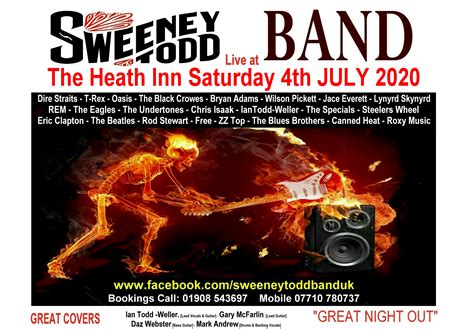 Sweeney Todd Band The Heath Inn