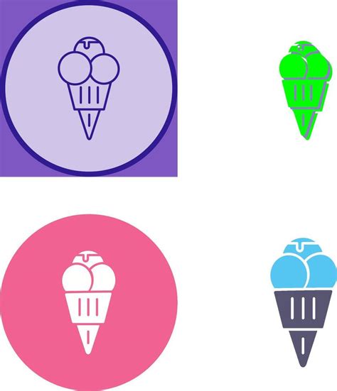 Ice Cream Icon Design 44365576 Vector Art At Vecteezy