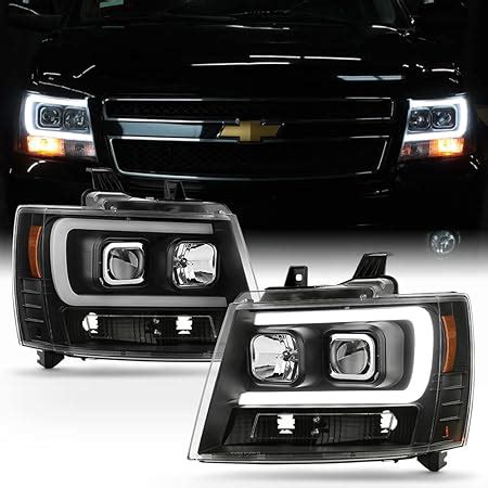 Amazon ZMAUTOPARTS LED Halo Projector Headlights Headlamps Black