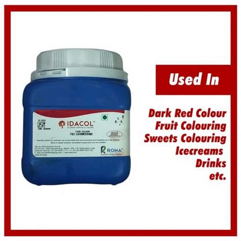 Idacol F Carmoisine Food Colour Jar Powder At Rs Kg In