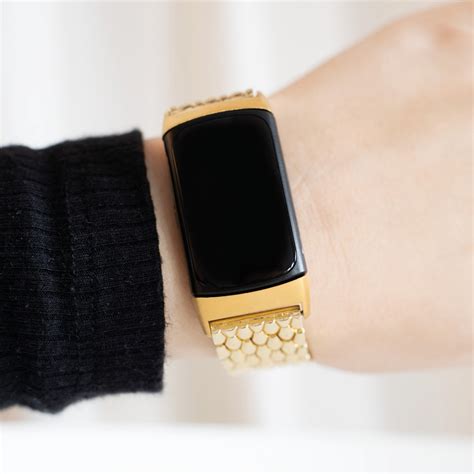 Fitbit Charge 5 Stalen Draak Band Goud Smartwatchbanden Nl