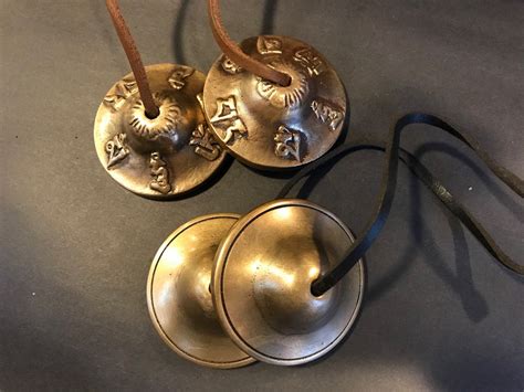 Chmbals Meditation Bell Buddhist Healing Bells Tibetan Tingsha