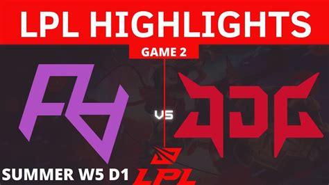 RA Vs JDG Game 2 HIGHLIGHTS W5 D1 LPL Summer Split 2021 RARE