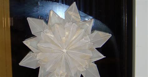 Mi Mundo en Papel: Origami snowflake- copo de nieve