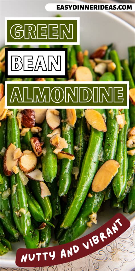 Green Beans Almondine Recipe Easy Dinner Ideas