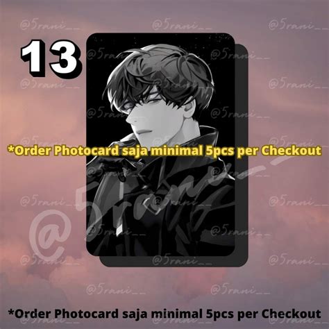 Jual PHOTOCARD Webtoon ORV Omniscient Reader Viewpoint KIM DOKJA Anime