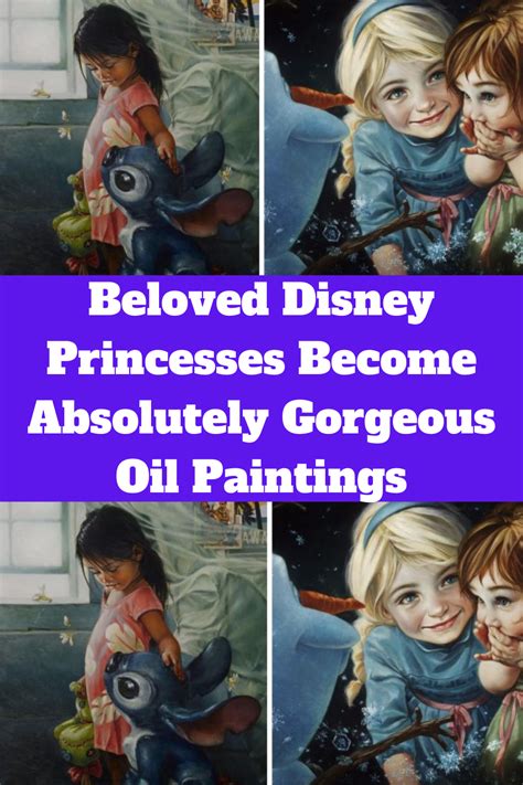 Beloved disney princesses become absolutely gorgeous oil paintings – Artofit