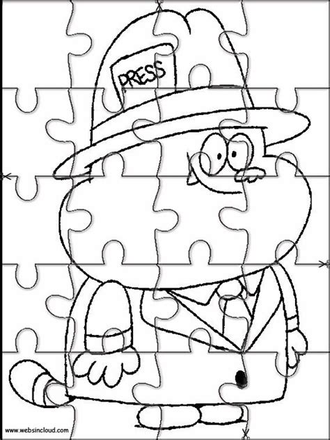 Printable Jigsaw Puzzles To Cut Out For Kids Chowder 5 Free Jigsaw