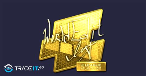 Sticker Worldedit Gold Atlanta Tradeit