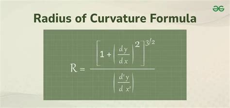 Radius of Curvature Formula - GeeksforGeeks