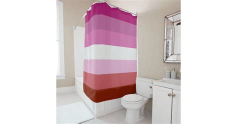 Lesbian Pride Flag Shower Curtain Zazzle