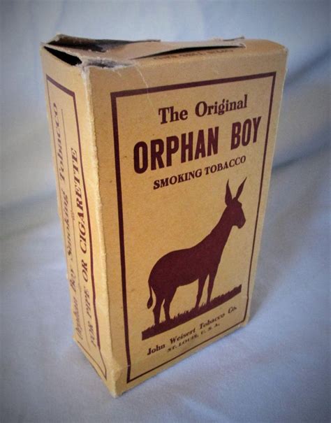 Smoking Tobacco Box Orphan Boy 1930s For Pipe Or Cigarette Etsy