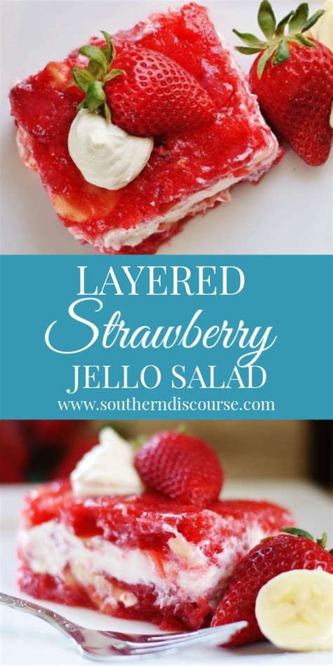 Strawberry Jello Salad A Southern Tradition Southern Discourse