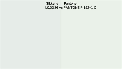 Sikkens L0 03 86 Vs Pantone P 152 1 C Side By Side Comparison