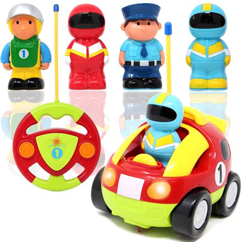 Remote Control Cartoon Car With 4 Figures