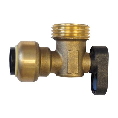 Tectite 1 2 In Brass Push To Connect X 3 4 In Male Hose Thread 90