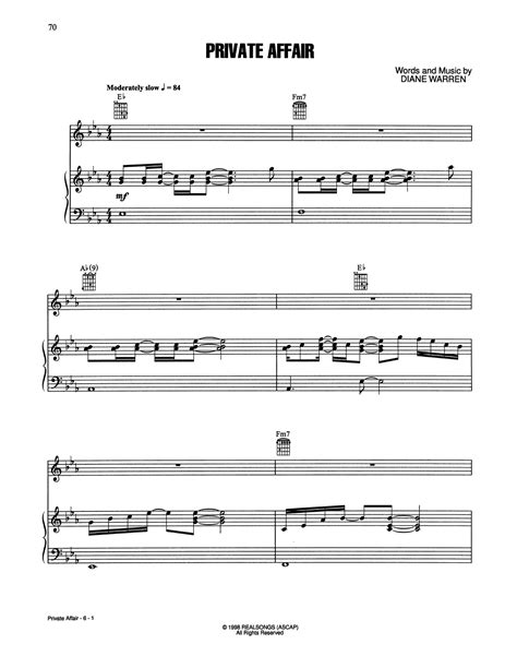 The Jacksons Private Affair Sheet Music And Pdf Chords 6 Page Piano