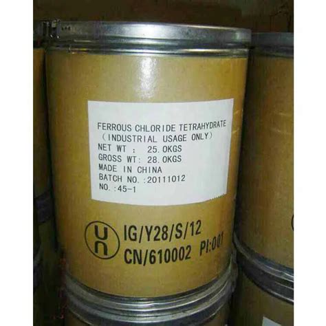 Ferrous Chloride Tetrahydrate With Fecl24h2o Cas 13478 10 9 Ferric