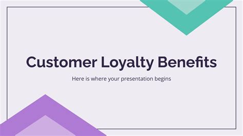 Customer Loyalty Benefits Presentation