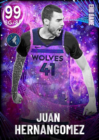 Nba K Kdb Custom Card End Game Juan Hernangomez Bo Cruz