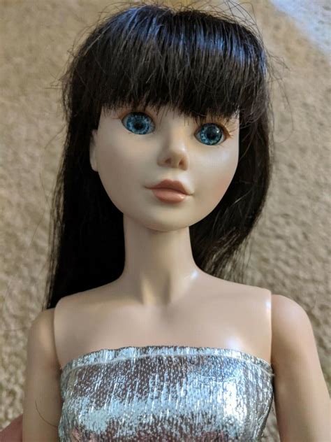 Vintage Playmates Toys Young Lady So Beautiful doll - 16" - silver lame ...
