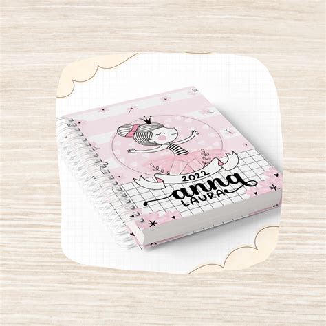 Agenda Escolar Permanente Dpp Personalizada Ballet