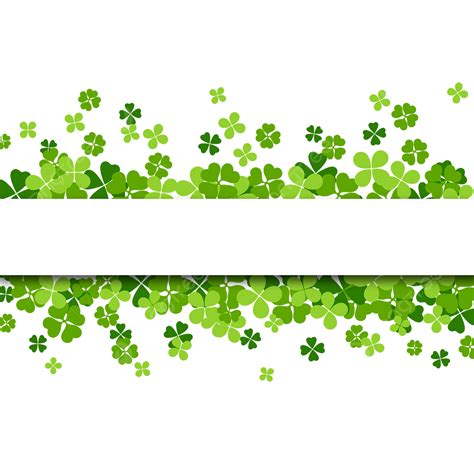 St Patricks Day Vector Png Images St Patricks Day Shamrock Banner St