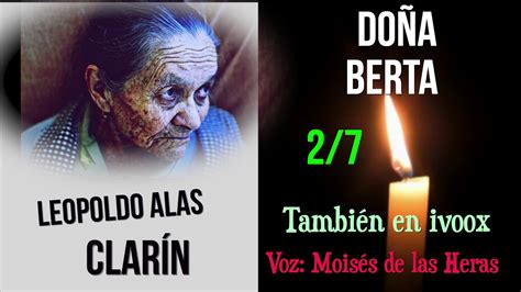 S XIX Clarín Doña Berta 2 7 audiolibros clásicos voz humana Voz