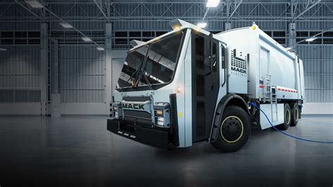 Theres The Tesla Semi And Then Macks Electric Lr Garbage Truck