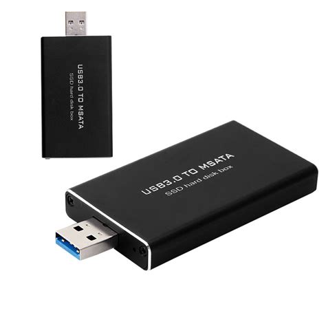 Ace Usb A Msata Ssd Caja De Disco Duro Adaptador Externa Para El