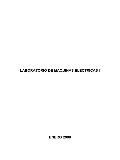 Pdf Manual Del Laboratorio De Maquinas Electricas I Dokumen Tips