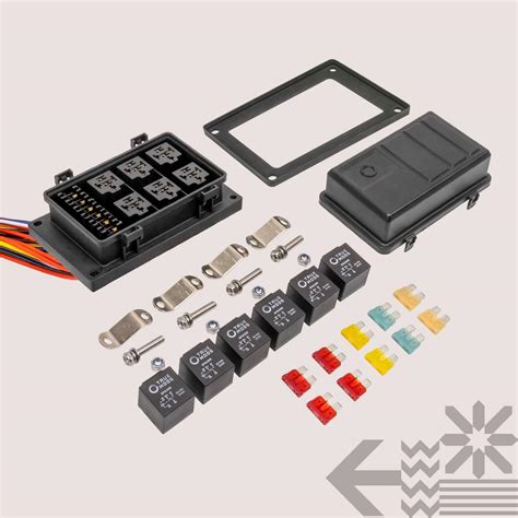 True Mods V Auto Waterproof Fuse Relay Box Block Kit W Awg Awg