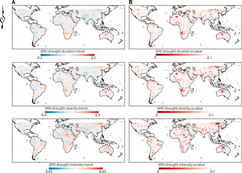 Frontiers Spatial And Temporal Global Patterns Of Drought Propagation