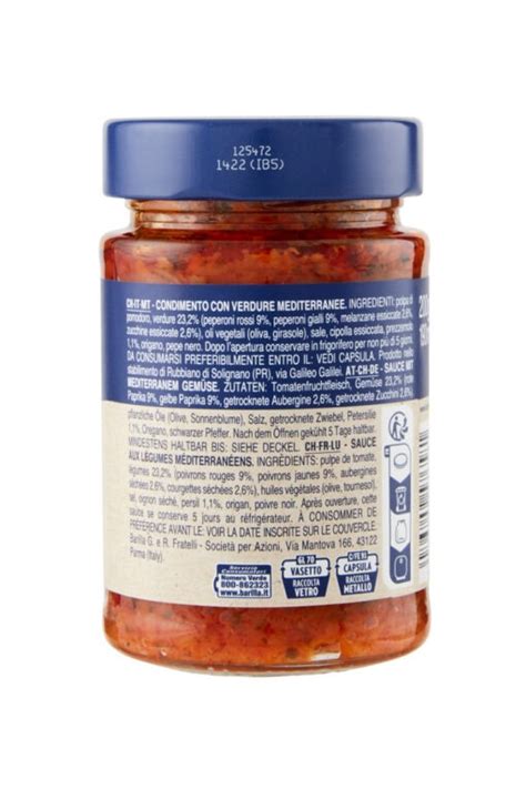 Barilla Sos Pesto Rustic Cu Legume Si Verdeata G Ml Total Blue