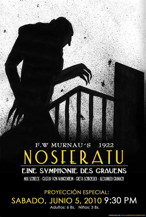 Nosferatu poster by PandoraDisenos on DeviantArt