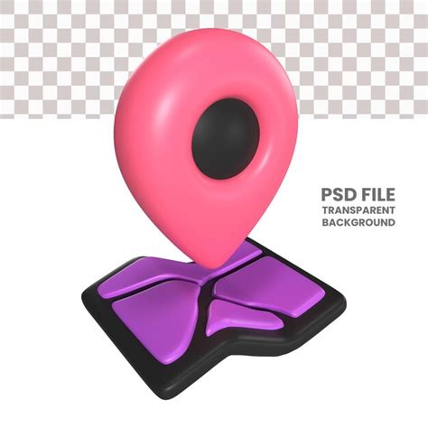 Premium PSD Location 3d Illustration Icon