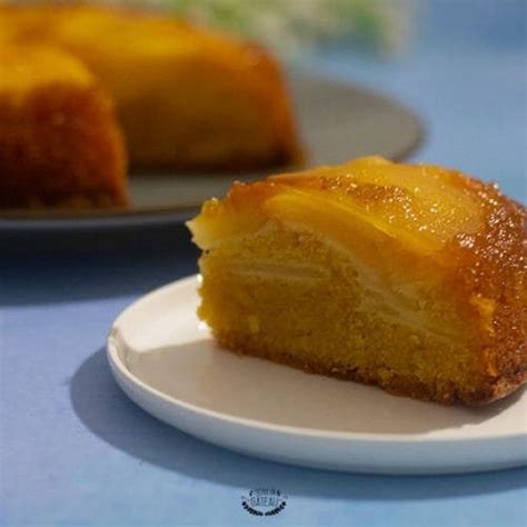 Gâteau renversé aux poires caramélisées façon tatin